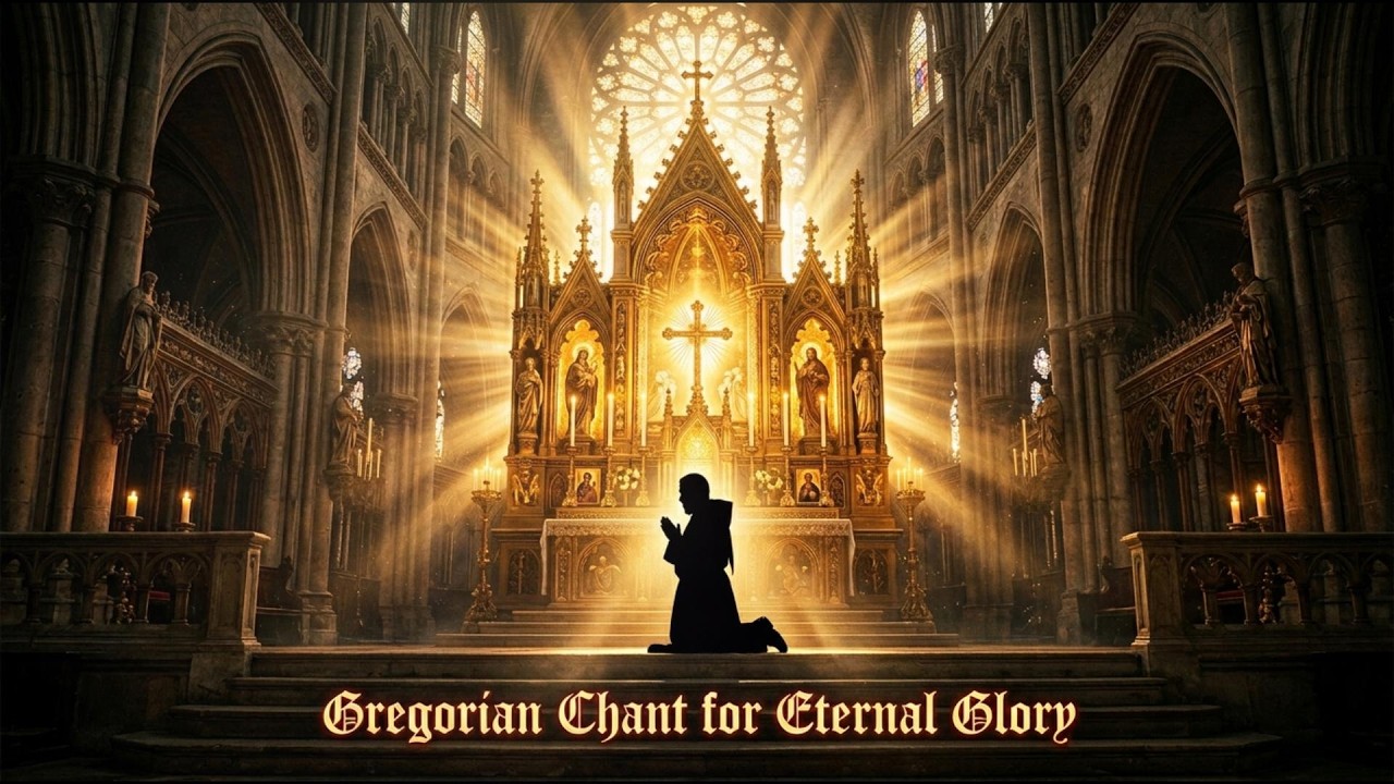 Gregorian Chant for Healing Sleep and Sacred Night Reflection | Benedictine Ambience & Holy Serenity