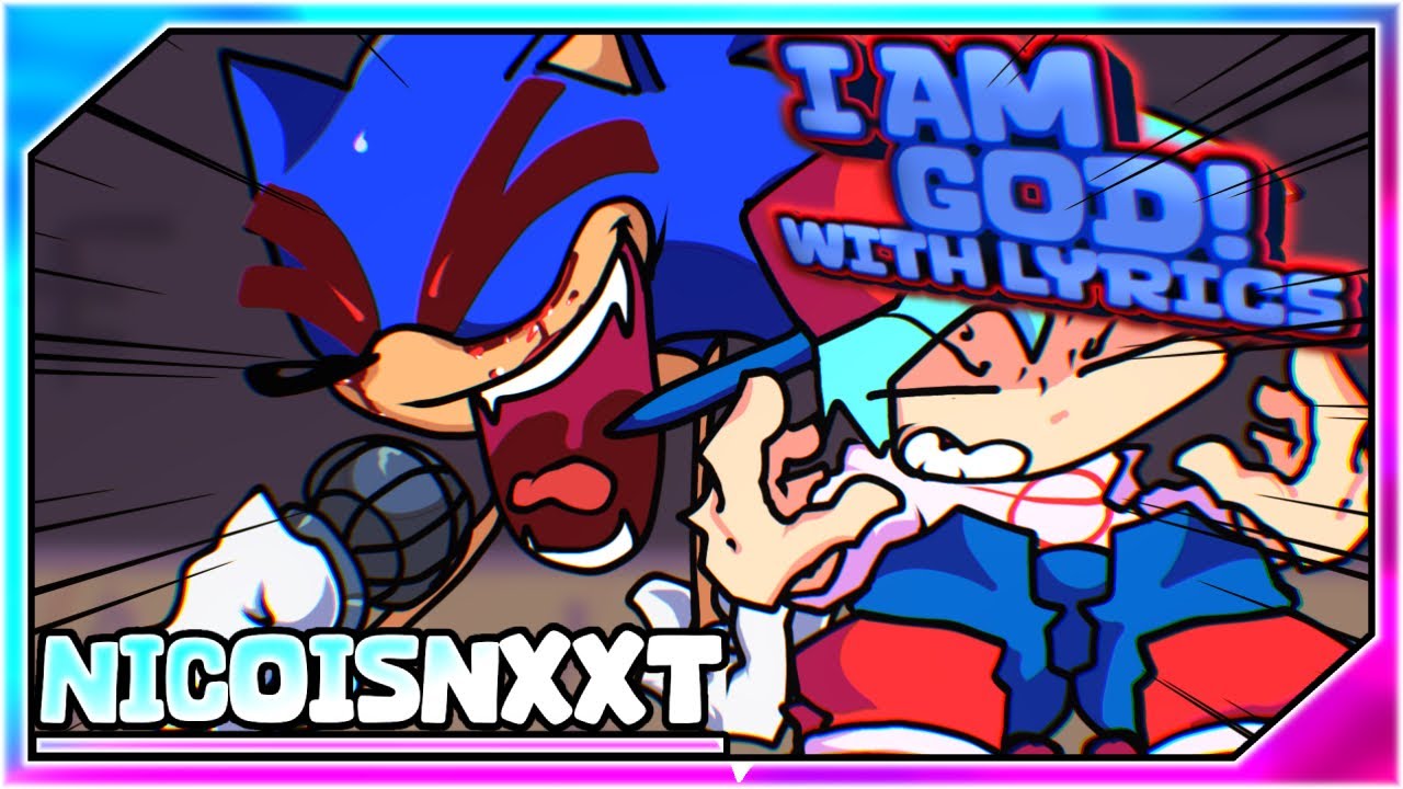 I AM GOD WITH LYRICS | VS Funny OG Sonic.exe LYRICAL COVER | FT @MaimyMayo