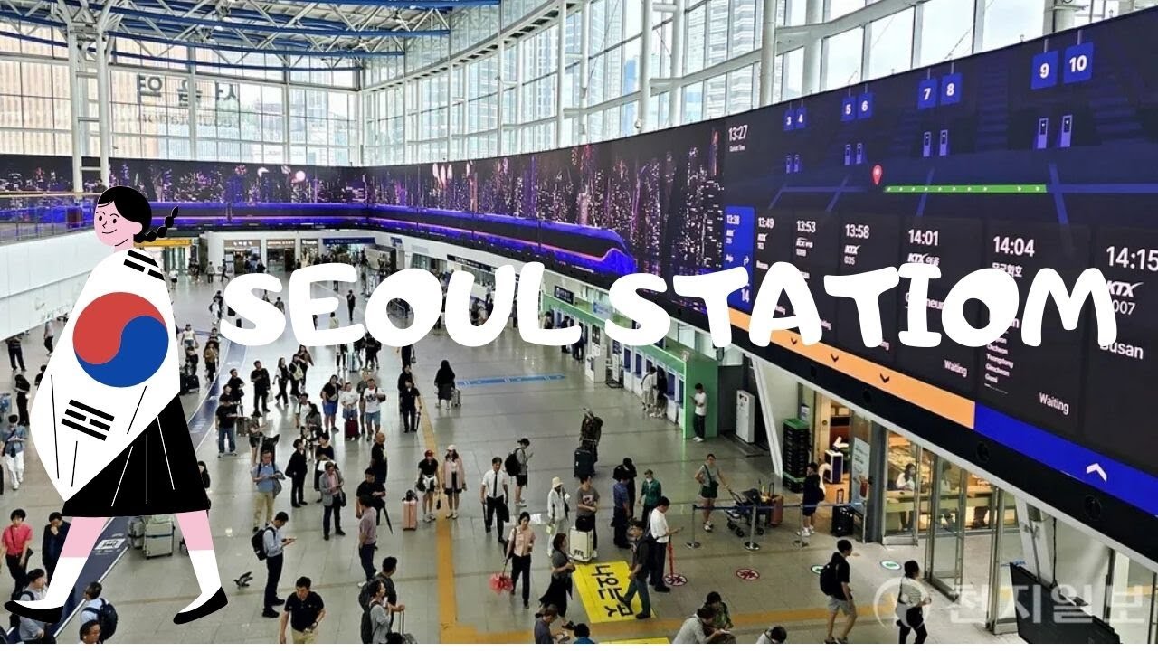 4K Seoul Station Walk 2025 | Walking Tour in Seoul | 서울역 워킹투어