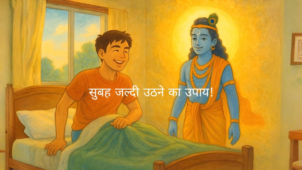 Subah Jaldi Uthne Ka Secret | Shree Krishna Ka 3 Step Success Formula for Students & Professionals