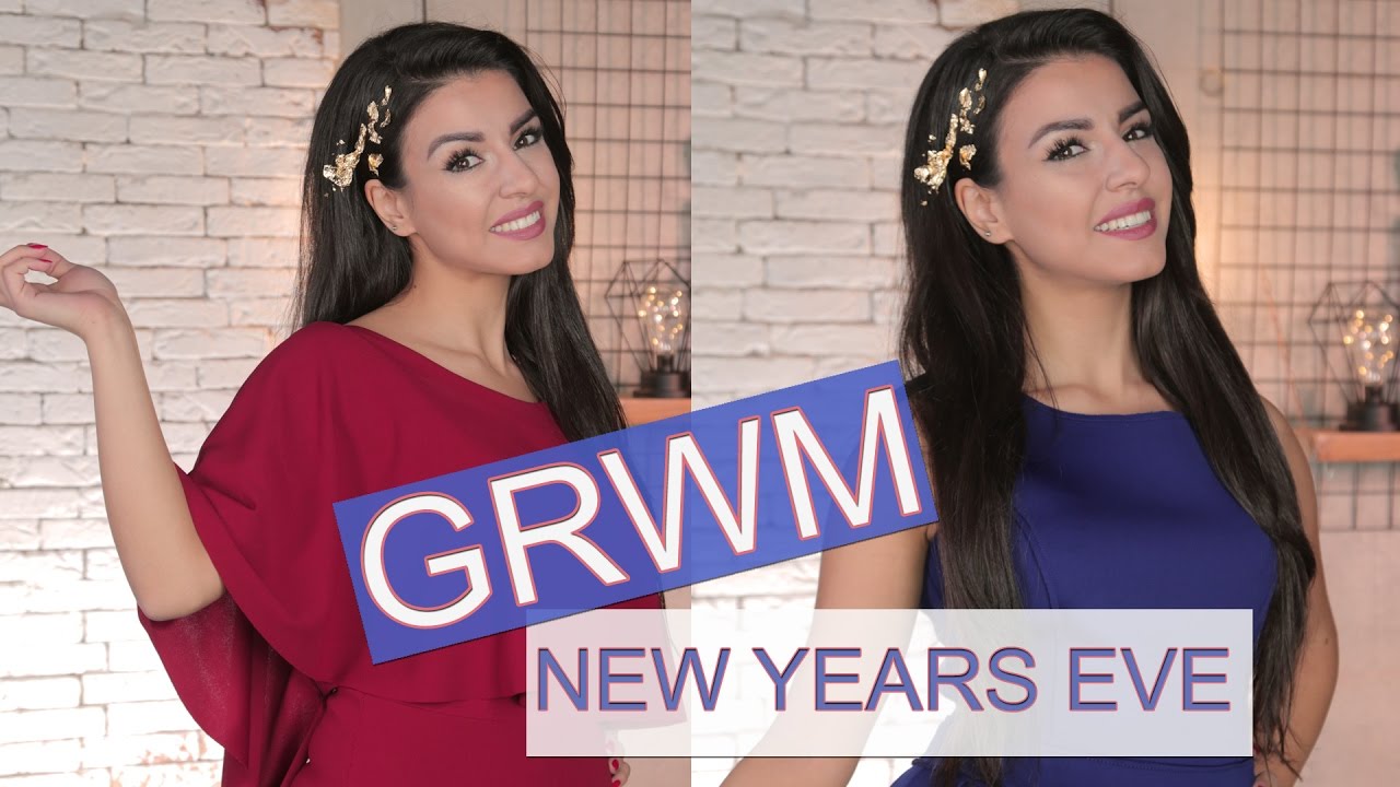 حيل شعر ومكياج سأعتمدها لحفل نهاية السنة | GRWM NYE 2017
