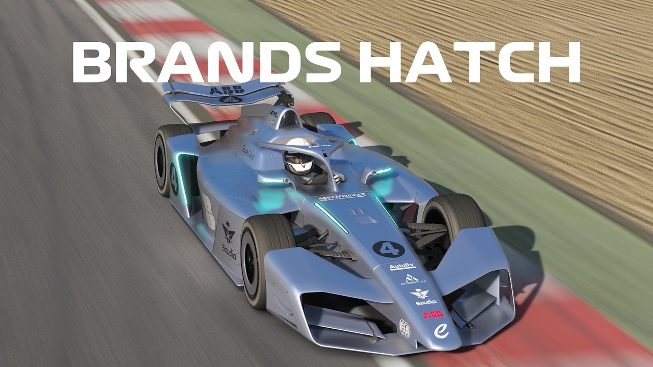 update new skin!! FORMULA E GEN 4 Brands Hatch assetto corsa