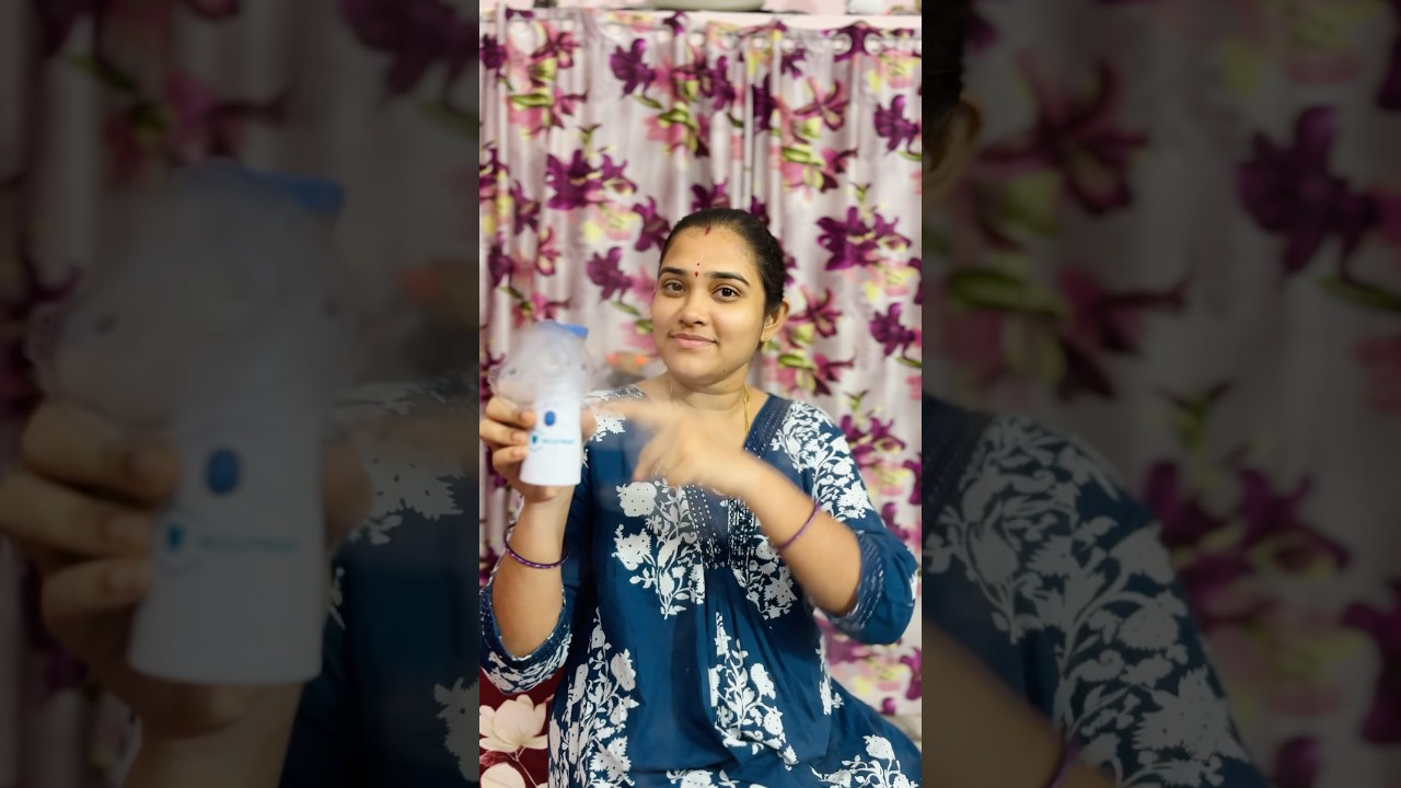 Portable nebuliser from Flipkart 👍🏻 #crazyfamilyvlogs #youtubeshorts #viralshorts