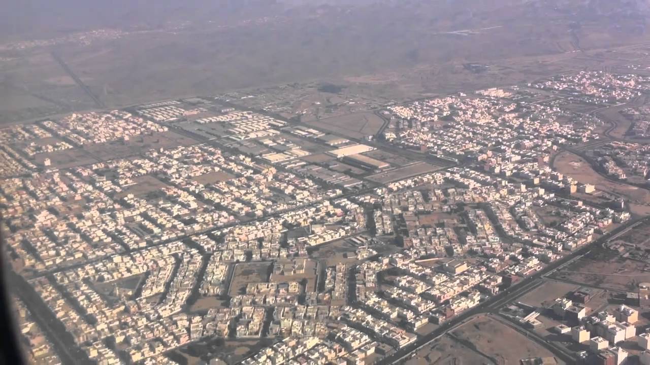 Landing at Jeddah airport