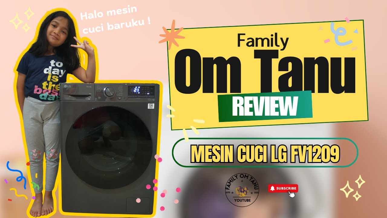 REVIEW MESIN CUCI BARU‼️LG FV1209S4M COCOK UNTUK KELUARGA‼️AWET✨DIRECT DRIVE GARANSI 10 TAHUN