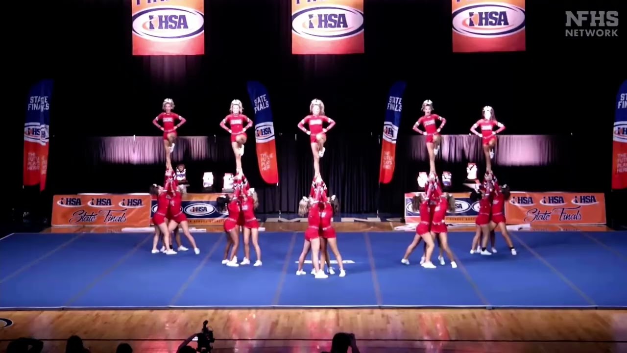 Marist High School 2025 IHSA Cheerleading State Finals
