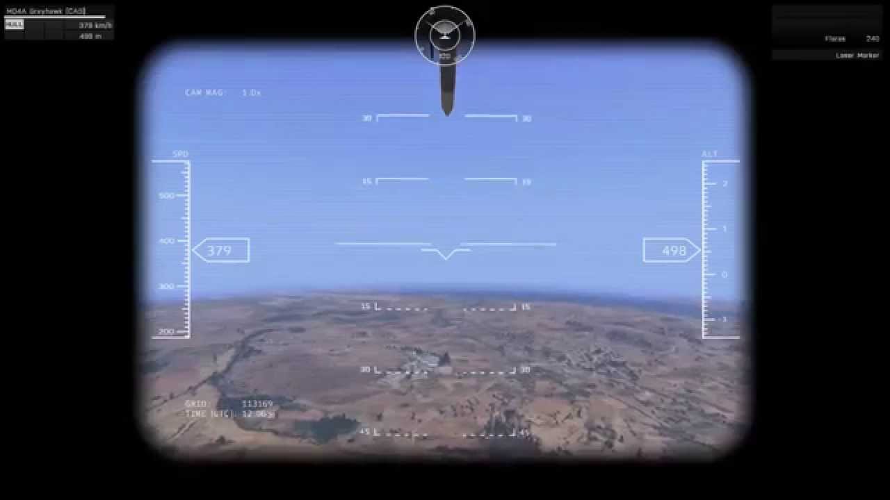 Arma 3 UAV tutorial + bombing a helicopter from 2000m