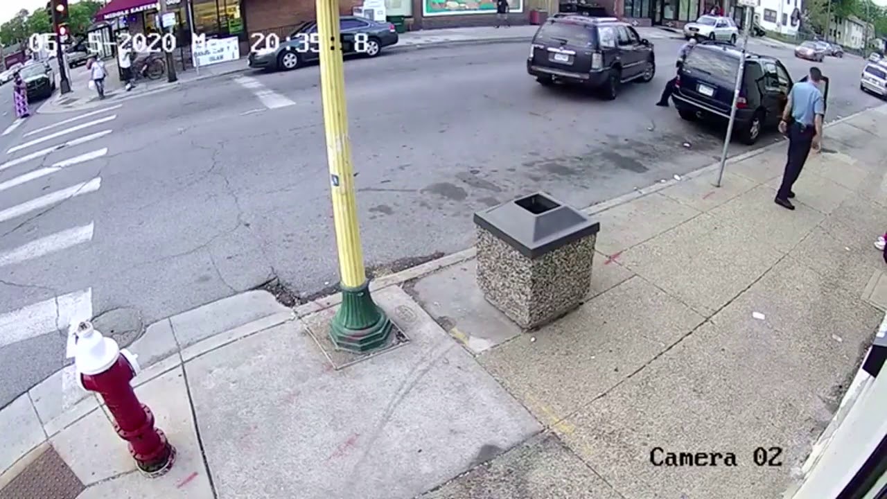 New security video shows events leading up to George Floyd death