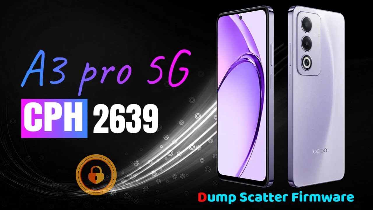 OPPO A3 PRO 5G Dump Firmware Bypass Frp Factory Reset UnlockTool