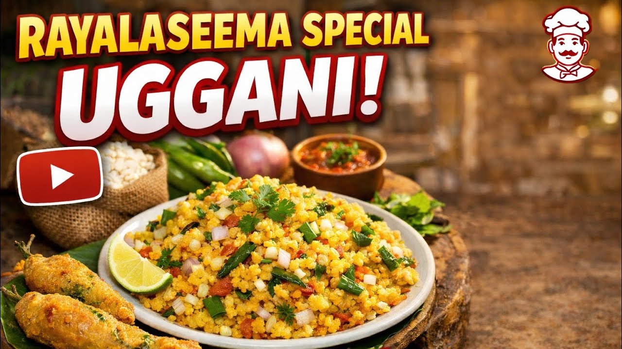 Rayalaseema Famous Uggani | Spicy & Tasty Breakfast Recipe