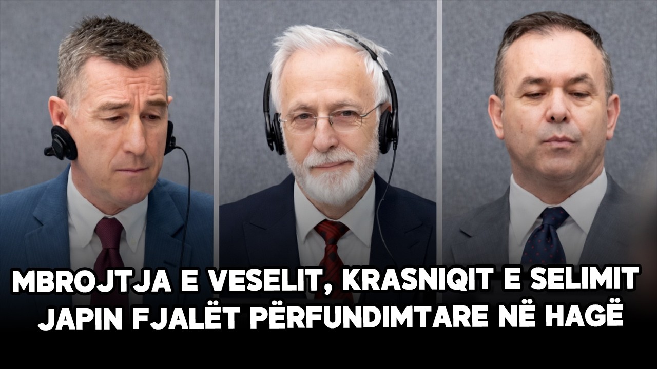 🔴LIVE | Mbrojtja e Jakup Krasniqit jep fjalën përfundimtare në Hagë