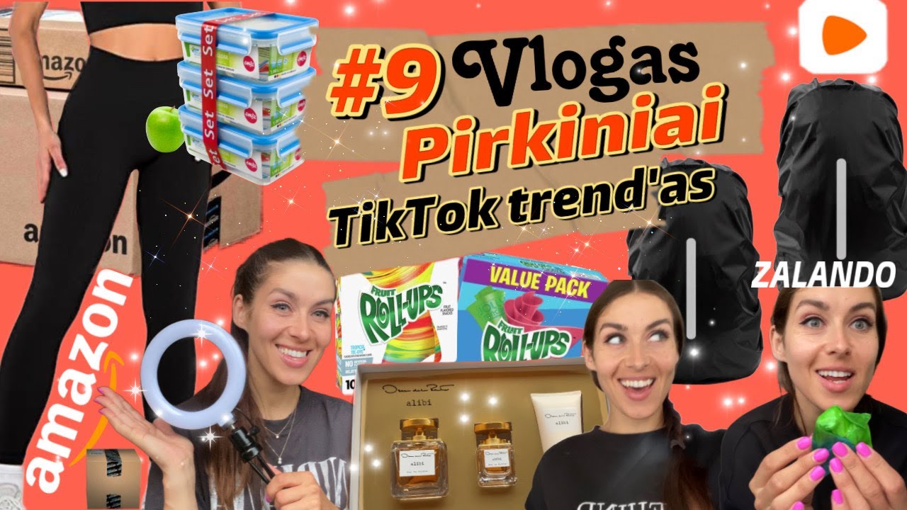 #9 Vlogas. &Scaron;mutkės i&scaron; Zalando ir Amazon, bei i&scaron;bandytas TikTok trendas.