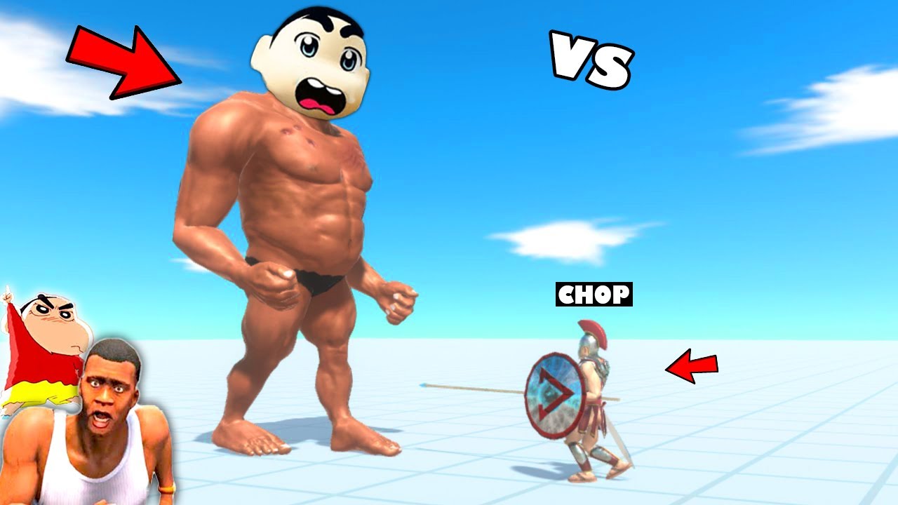 CHOP TEAM vs SHINCHAN TEAM vs AMAAN TEAM in ANIMAL REVOLT BATTLE SIMULATOR Hindi | Battle T-Rex