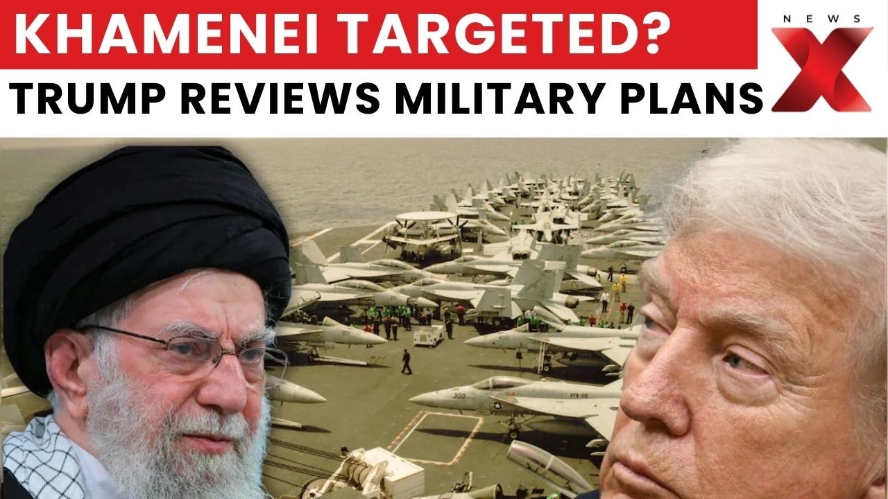 Trump vs Iran: Trump Weighs Strikes on Iran Leaders: Khamenei & Son in US Military Plans | NewsX