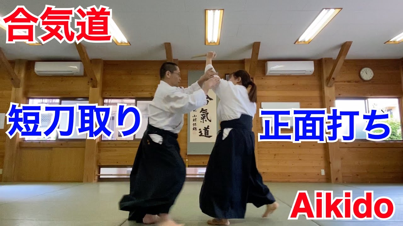 【Aikido】短刀取り正面打ちの稽古 / Tanto-dori Shomen-uchi training