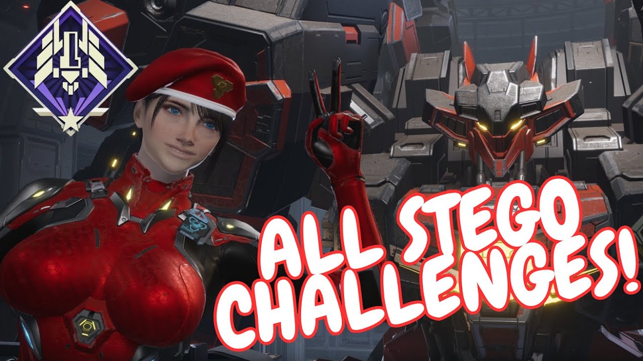 Mecha BREAK – All Stego Mastery Challenges | Challenge 4 Was Brutal 😅#mechabreak #challenge #stego