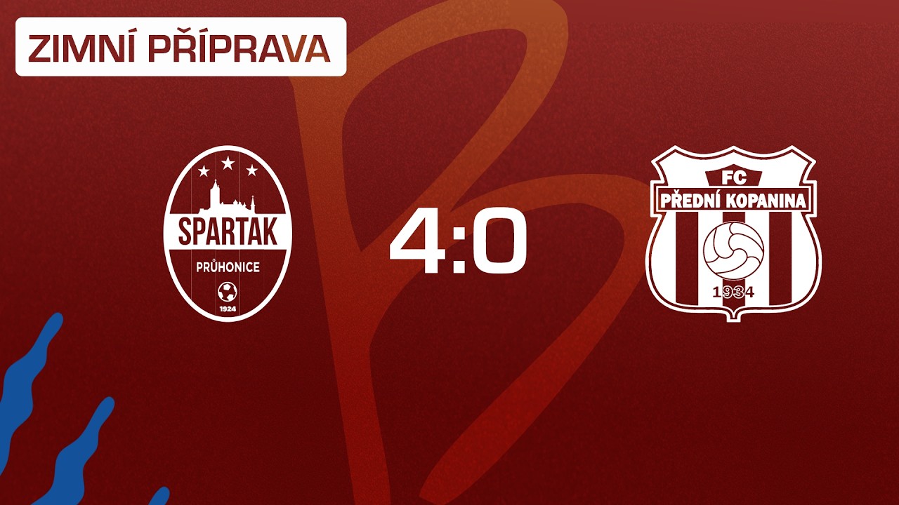Zimní příprava 2025/2026 - Spartak Průhonice vs FCPK B (záznam)
