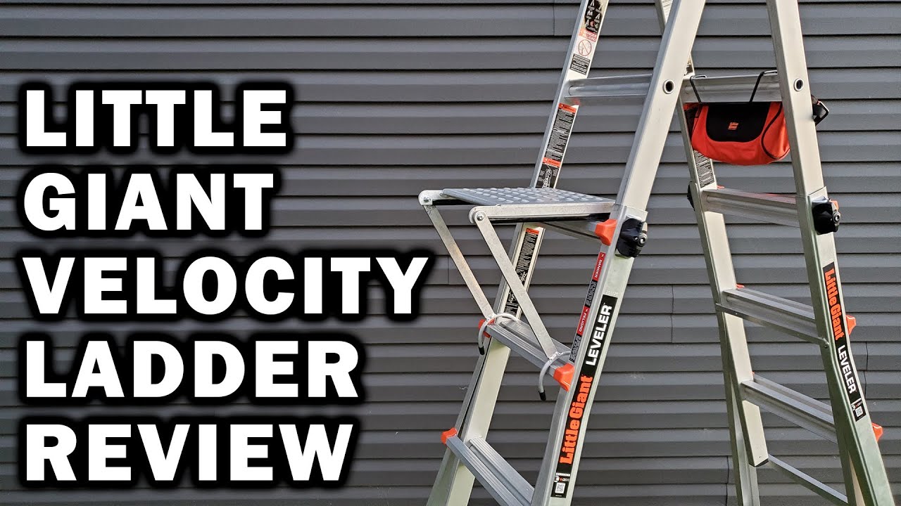 Обзор многопозиционной лестницы Little Giant Velocity/Leveler длиной 22 фута с ножными выравниват...