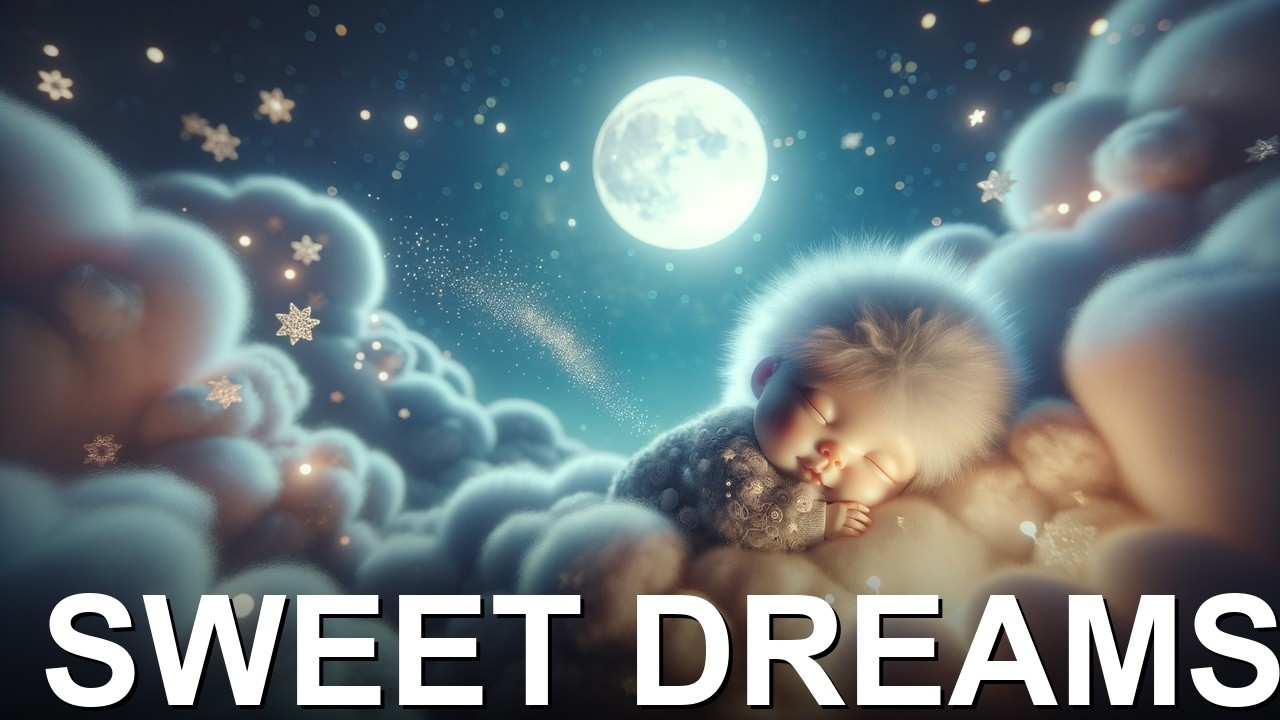 Sleep Instantly in 3 Minutes 💤 Dreamy Star Lullaby ♫ Mozart & Brahms Soothing Music for Babies