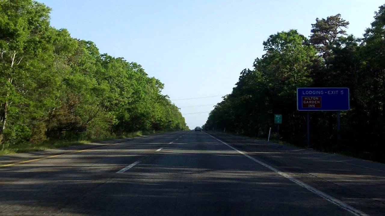 Pilgrims Highway (MA 3 Exits 3 to 5) northbound
