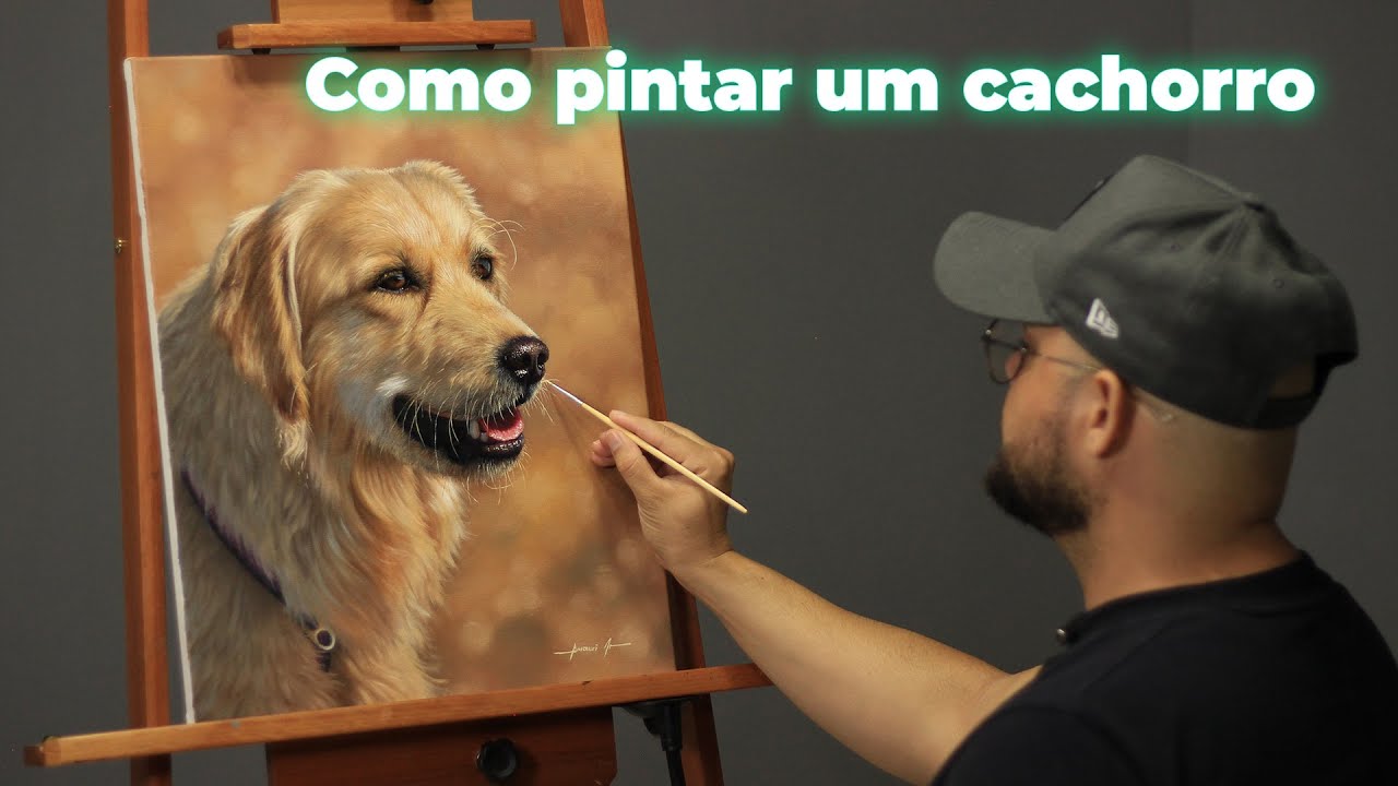 Como pintar um cachorro | How to paint a dog
