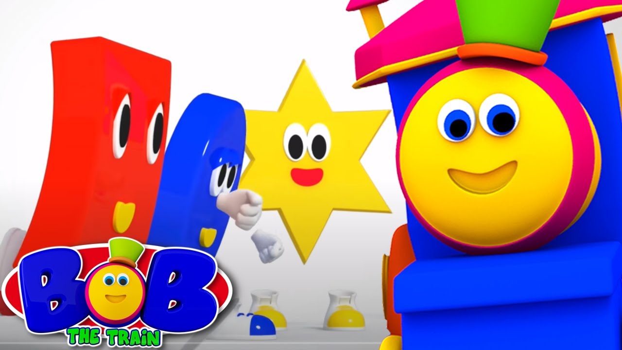 Cinco peque&ntilde;as formas | Rimas para ni&ntilde;os | Bob el Tren Espa&ntilde;ol | Canciones para ni&ntilde;os