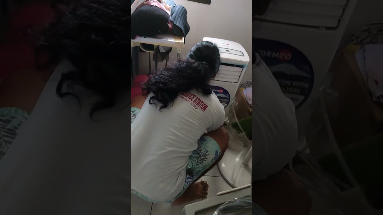 UNBOXING, INSTALLATION AND TESTING Fujidenzo PAC 150 AIG Portable Aircon 🫰 from shopee 🫰