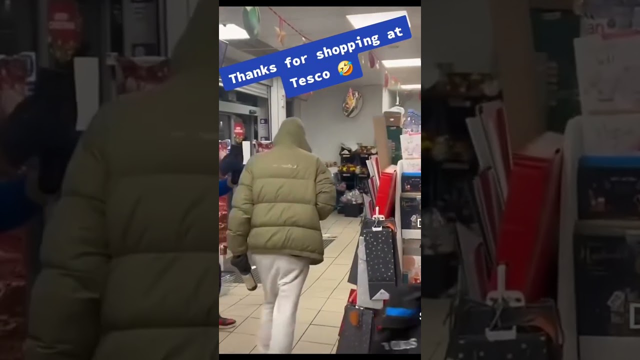 Shoplifter Caught in Action at Tesco, Kilburn! 🛒🚨| Video Credits:🎥 @crime.ldn via Instagram