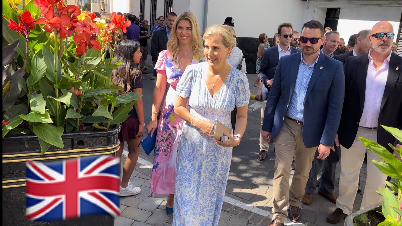 The Prince & Princess Edward Earl & Countess of Wessex visit Gibraltar , 4K  🇬🇮   جبل طارق