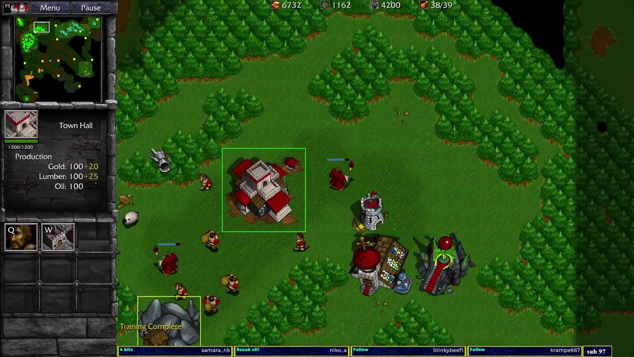 Warcraft 2 Remastered Fairy Ring 2v2