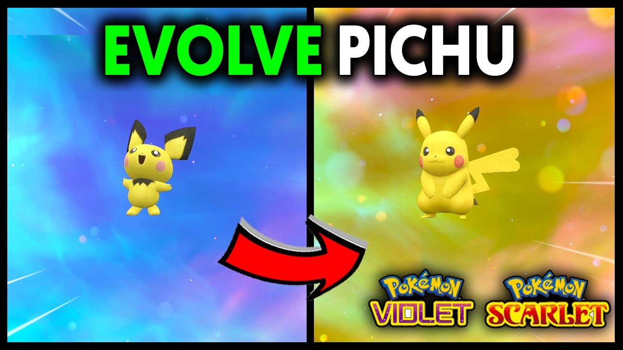 КАК ЭВОЛЮЦИОНИРОВАТЬ ПИЧУ В ПИКАЧУ В POKEMON SCARLET И VIOLET