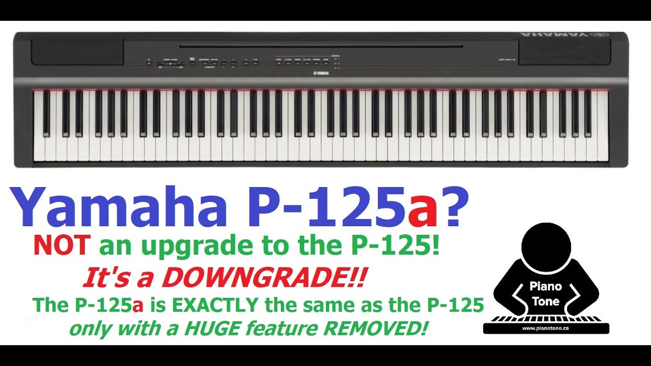 Yamaha P-125A vs. Yamaha P-125 (Round 2)