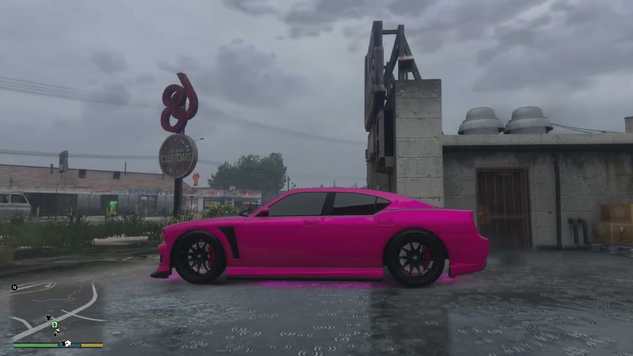 El varonil auto de Franklin en GTA5
