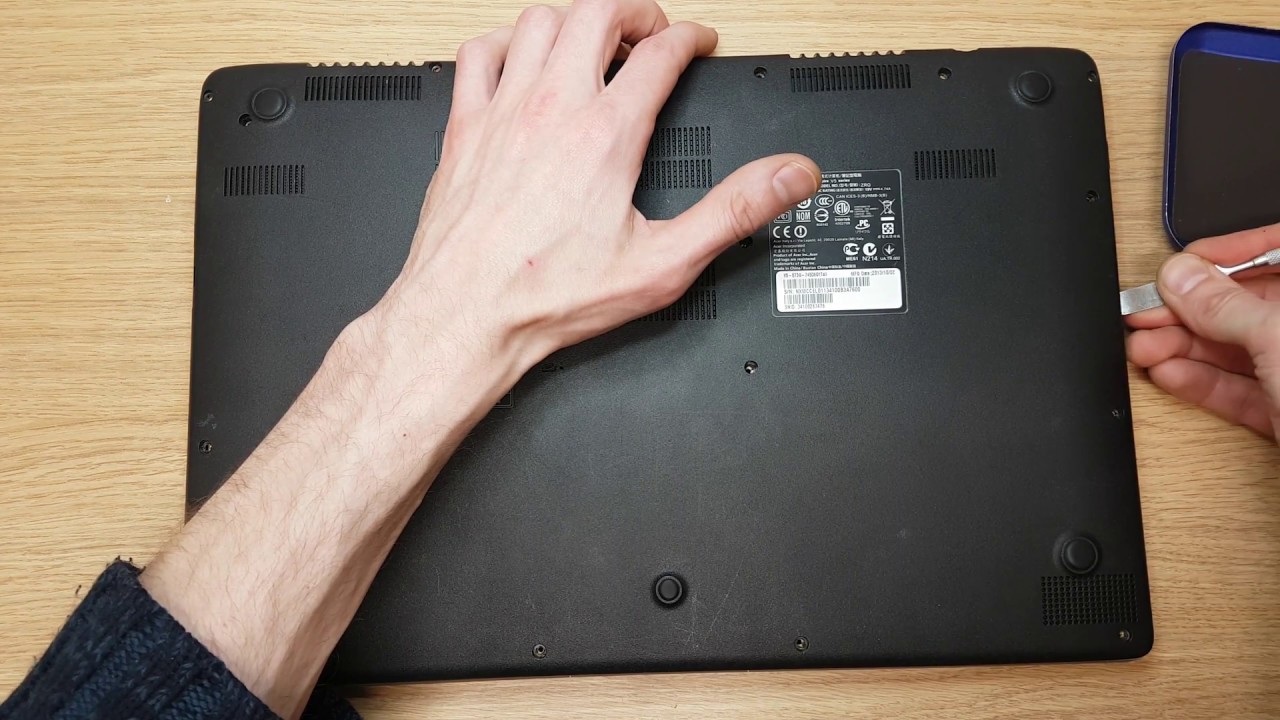 Acer Aspire V5 series 573G ZRQ disassemble to fix charging problem with ac-dc port