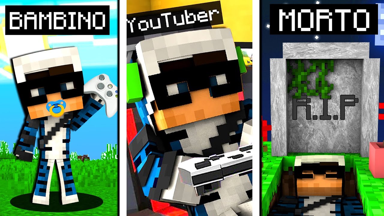 LA VITA DI UNO YOUTUBER SU MINECRAFT - ITA
