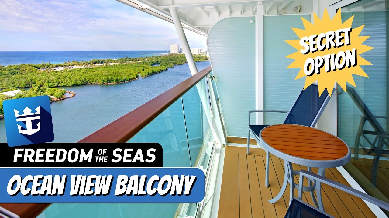 Freedom of the Seas | Ocean View Stateroom With Balcony | Full Walkthrough Tour & Review 4K