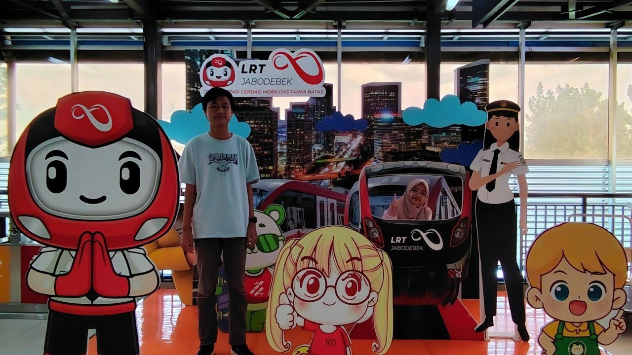 Naik MRT dan LRT dari stasiun Blok M ke Stasiun Harjamukti 