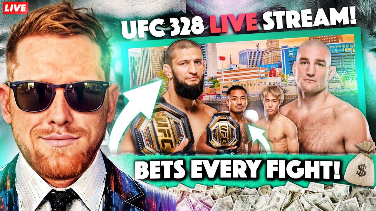 🔴 UFC 328 LIVESTREAM! COMMENTARY / BETS / REACTIONS!