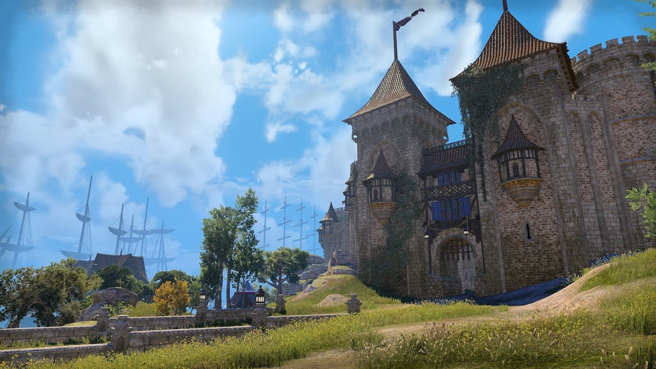 Castle Navire Gateway Ambiance | 1 Hour | Elder Scrolls Online: High Isle