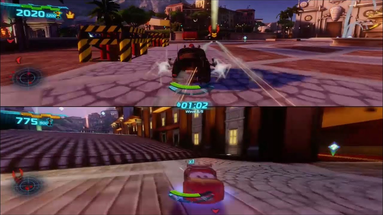 Cars 2 The Video Game | Lightning McQueen & Sheriff all the Hunter modes on Hard mode |