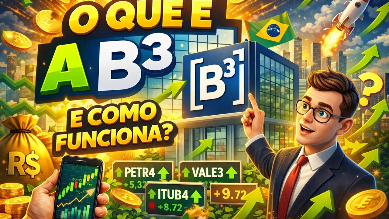 O QUE &Eacute; A B3 E COMO ELA INTERMEDIA SEUS INVESTIMENTOS