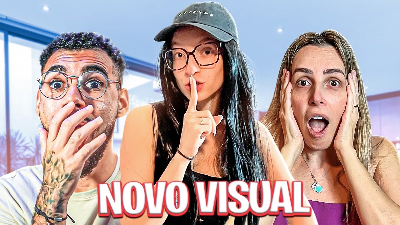 😱 Meu NAMORADO me ajudou a MUDAR de VISUAL e fiz SURPRESA para minha FAMÍLIA @familiapavel