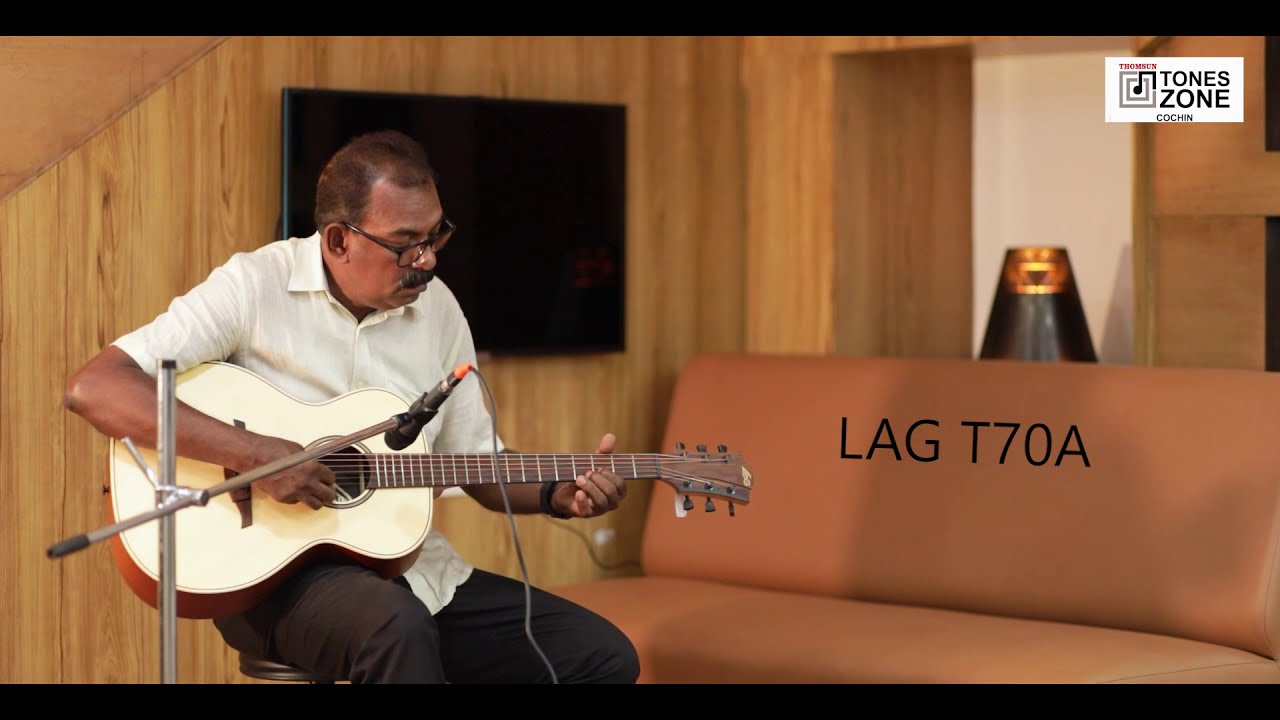 Featuring one of the best Acoustic Guitars ever made : LAG T70A -  Toneszone, Cochin