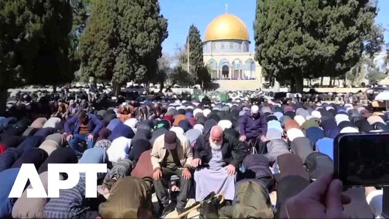 Palestinians Attend First Friday Prayers of Ramadan at Jerusalem’s Al-Aqsa Mosque | APT