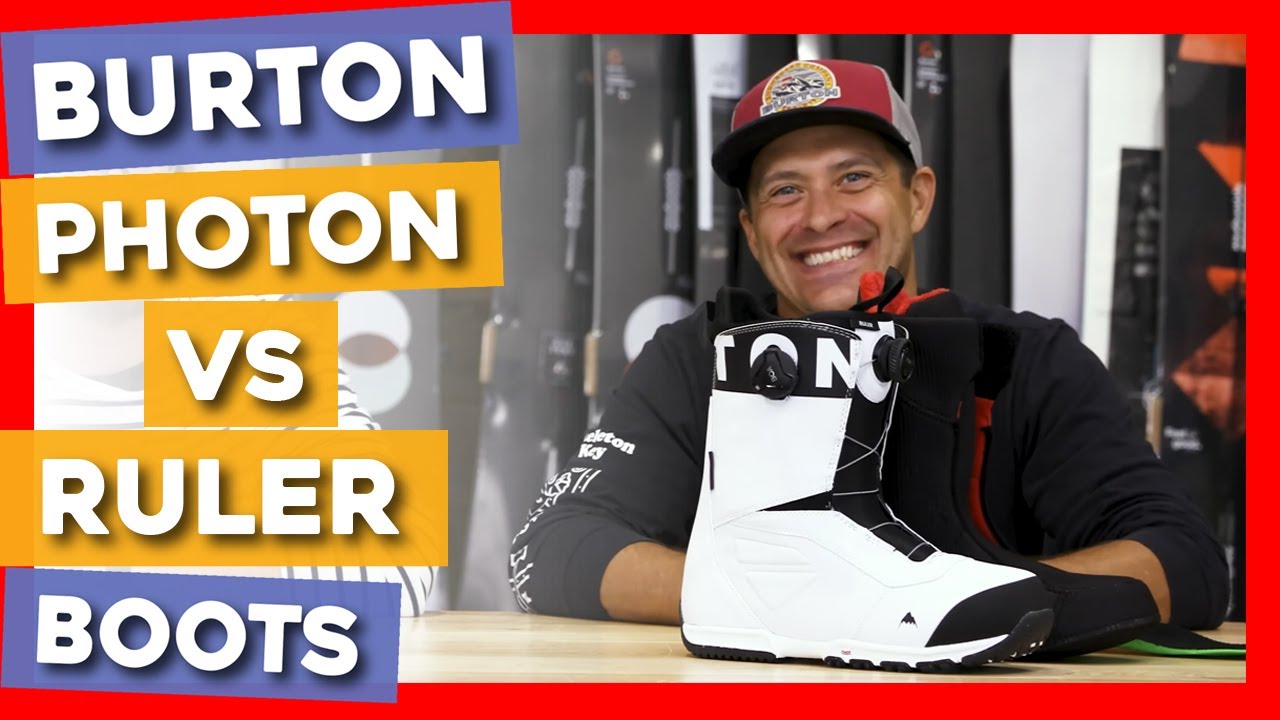 2020 Burton Photon vs Ruler Snowboard Boots