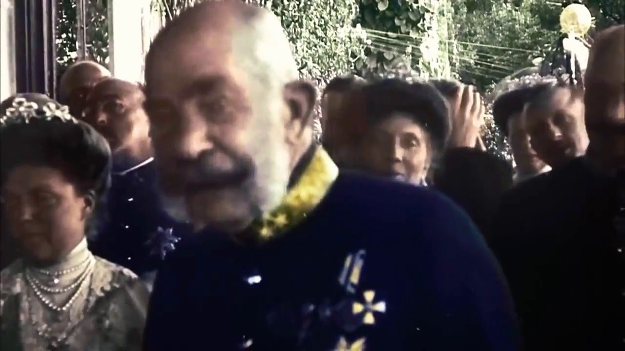 Imagens coloridas do Kaiser Franz Joseph + hino imp&eacute;rio Austro-H&uacute;ngaro