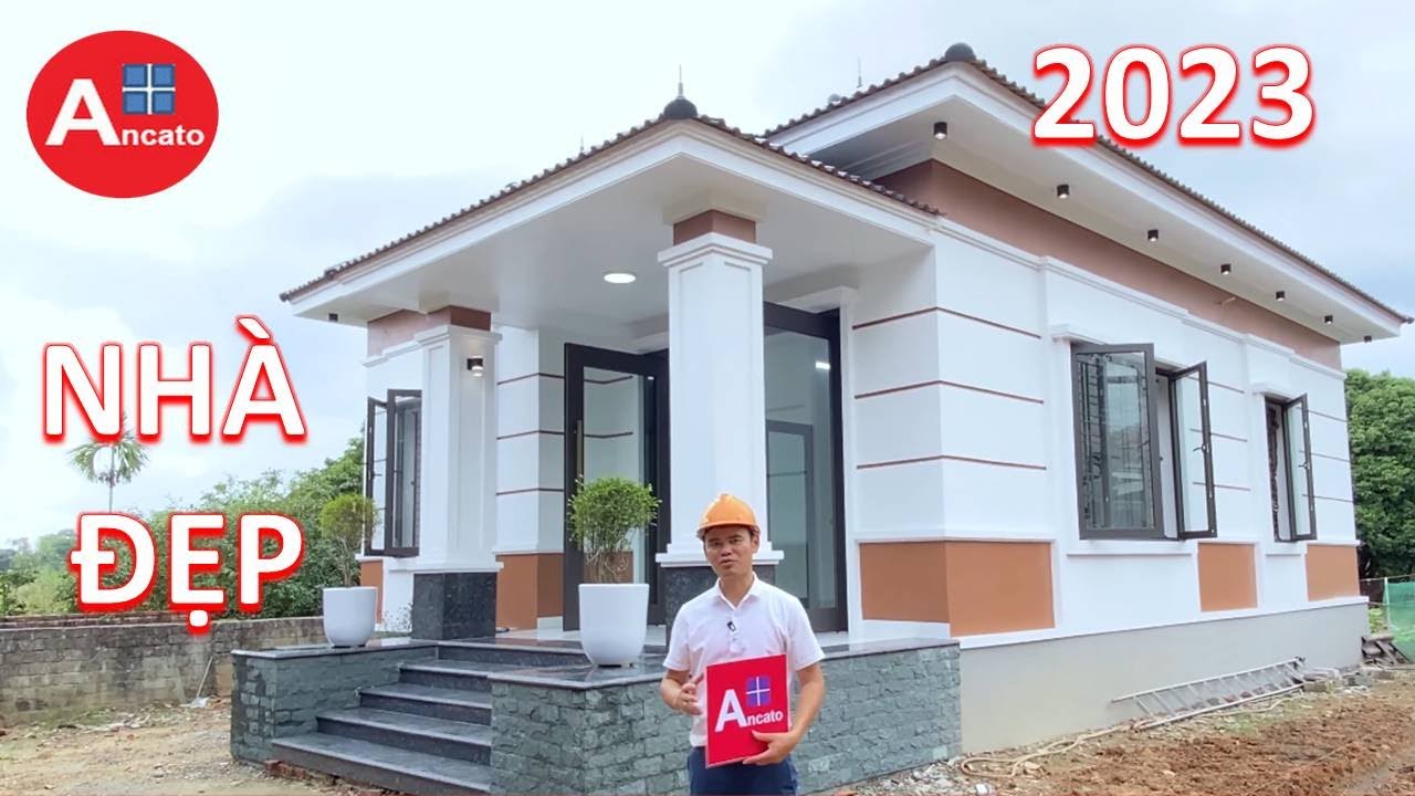 Xây Hoàn Thiện Phần Thô 550 triệu | Mẫu Nhà Vườn đẹp 2022