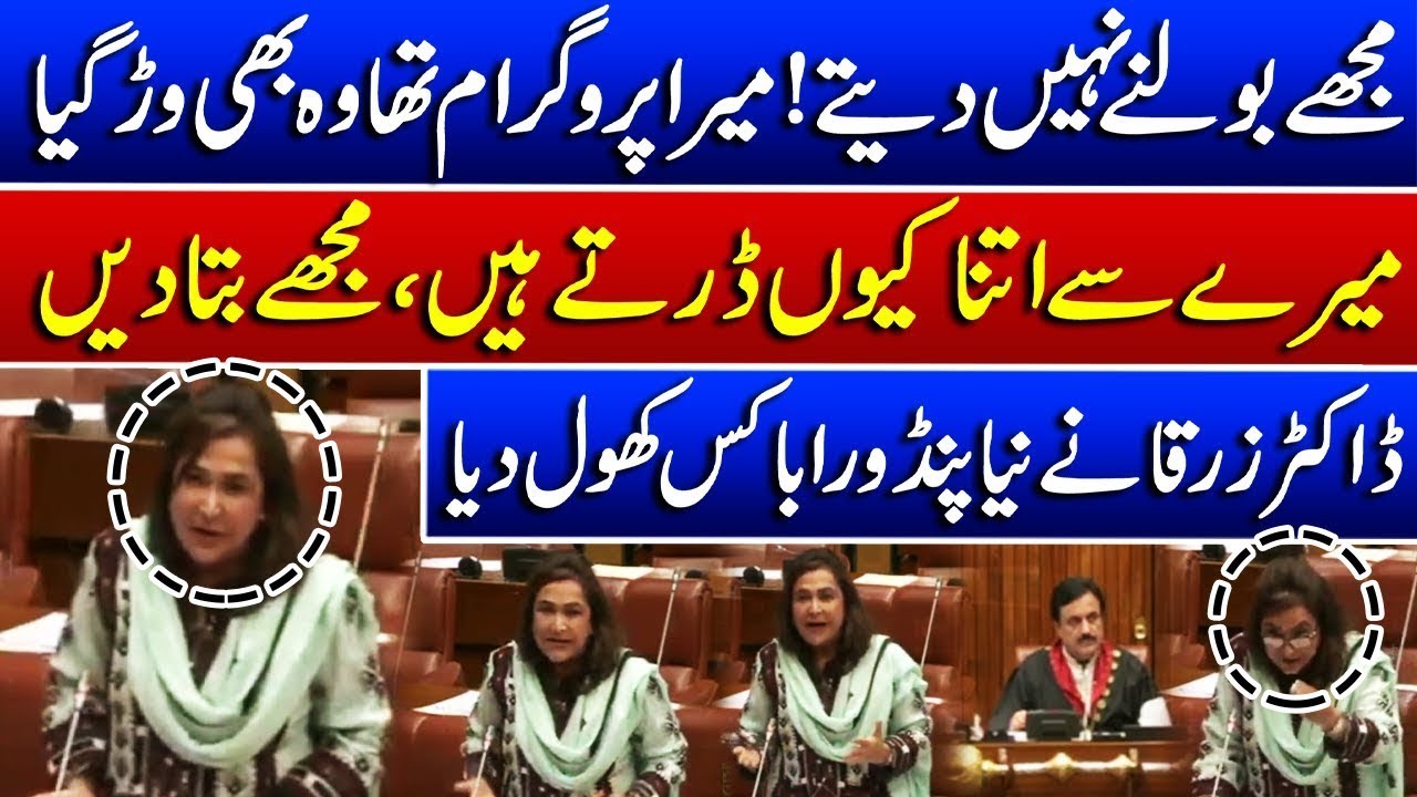 PTI Senator Dr. Zarqa  Fiery Senate Speech on Balochistan! 🗣️ 