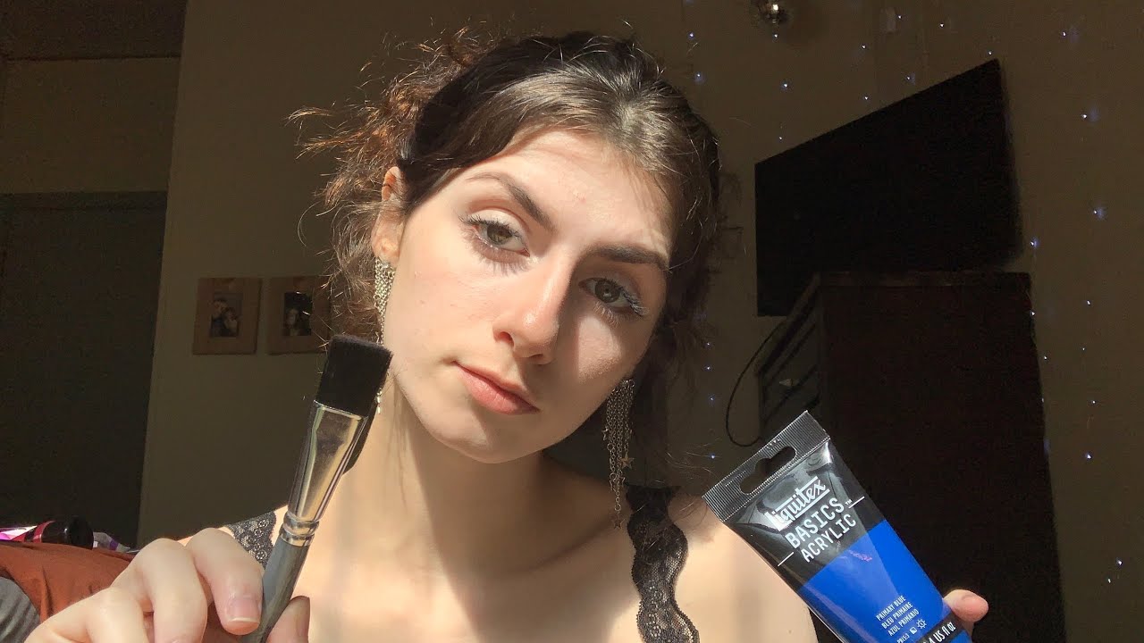 ASMR- face painting roleplay 🎨