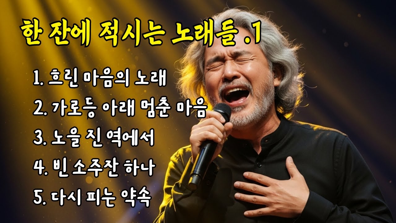 🔴 LIVE 🎵 한 잔에 적시는 노래들.1  – [실시간]/ 가슴에 스며드는 인생 노래 #감성트로트 #중년트로트 #허스키보이스
